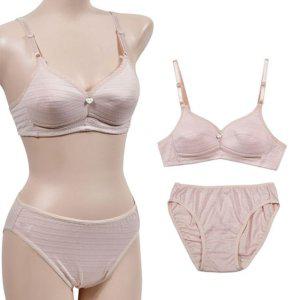 속옷 B컵 컬러 브라팬티세트 여 주니어 스킨