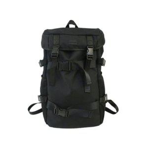 1컬러 블랙 데일리포켓백팩 멀티수납 다용도백팩
