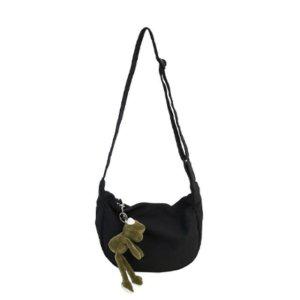 베이직 개구리키링 크로스백 남여공용 커플가방