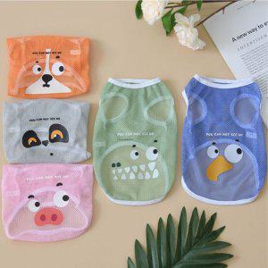 강아지 쿨링 메쉬 동물 나시티 그레이 3XL 1P 여름