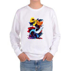 맨투맨 전사이즈 3D입체 물감형상 예술표현