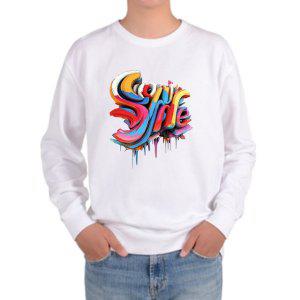 맨투맨 전사이즈 3D입체 물감형상 미술작품