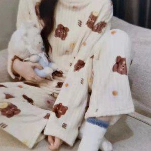 원피스잠옷 상하의 수면잠옷 여성 수면 사계절잠