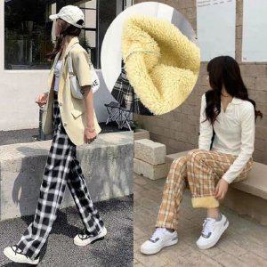 체크 홈웨어 따뜻한 파자마 유유존 팬츠 바지