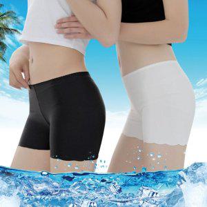 쿨링 여자 여자트렁크팬티 블랙 드로즈 사각팬티