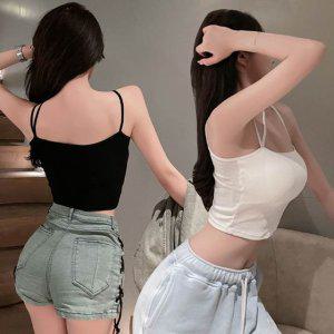 여성 필라폴웨어(크로스끈브라탑)
