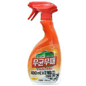후드 가스레인지 싱크대 틈새 주방용세정제 490ml 2입