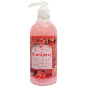 달콤하게 과하지 않게 퍼지는 딸기향 바디워시 750ml
