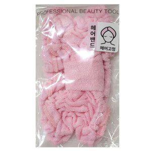 세안할 때마다 앞머리가 이마에 붙어요 헤어밴드 핑크