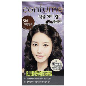 염색하면서 모발 두피를 건강하게 헤어염색 자연갈색