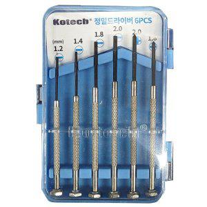 작은나사 하나도 정확 정교하게 정밀드라이버 6종세트