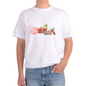 커플티 PRESENT 남녀공용 가족티 크리스마