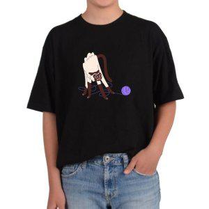 소오름 반팔면티 우와 털실 커플티 남녀공용 C