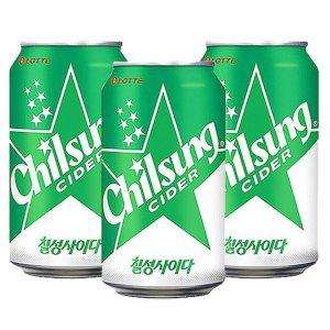 롯데 칠성사이다 355ml x 48can (24캔x2박스)