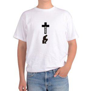 반팔 라운드티 종교 기도 십자가 jesus 기독교