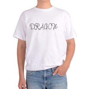 반팔 라운드티 dragon 용 임금 용포 영단어