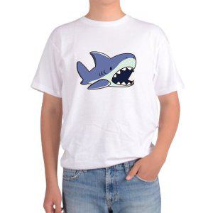 반팔 라운드티 아기상어 SHARK 해양 바다