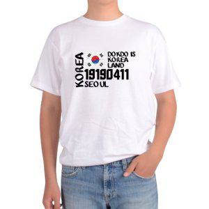 반팔 라운드티 독도 한국땅 서울 korea dokdo