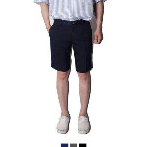 스판슬랙스 남자슬랙스 슬랙스반바지 국내생산 반