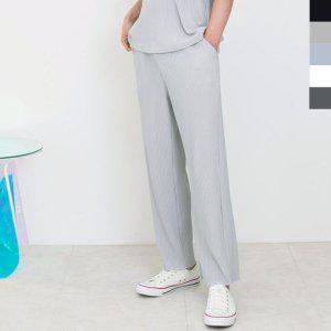 주름바지 남자플리츠밴딩일자바지 플리츠 트레이닝