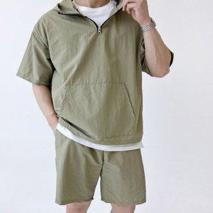 오버핏 냉장고 아노락세트 반팔 남자아노락셋업