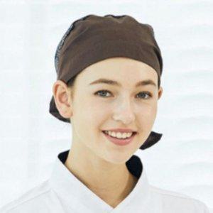 여름 두건 브라운 주방 에어 위생 모자 반다나