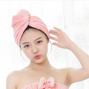 수건 드라이 머릿 머리 헤어캡 드라이머리 극세사