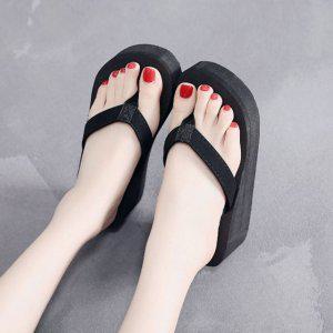 끈샌들 아쿠아슈즈 여성쪼리 바다슈즈 웨지샌달