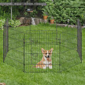 강아지 육각 조립 울타리 철장 대형 1P 분리 공간