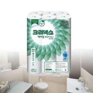 두루마리 화장지 물에 녹는 프리미엄 에어셀 24롤