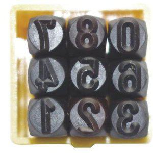 숫자펀치 4MM 다용도 스탬프 숫자 도장 공구 수작업