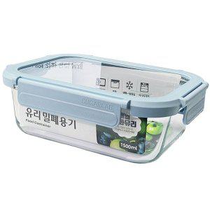 롯데 직사각 내열유리 밀폐 용기 1500ml 1P 김치통
