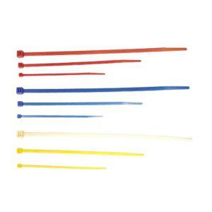 컬러 케이블타이 적색 묶음 케이블 정리타이