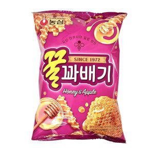 농심 꿀꽈배기 141gx4개(반박스)+포켓몬 스티커 5장