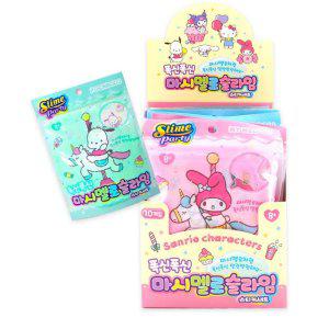산리오 폭신폭신 마시멜로 슬라임 스티커세트-10EA