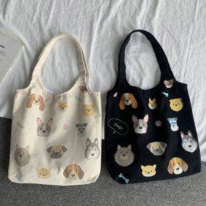 강아지얼굴 토드백 크로스 크로스백 호보백 숄더