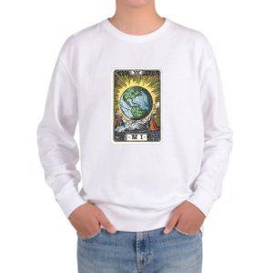 맨투맨 전사이즈 지구모양 타로 그래픽 운세