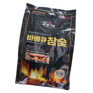 연기적은 바베큐용 참숯 2kg 1P 캠핑장 참나무 장작