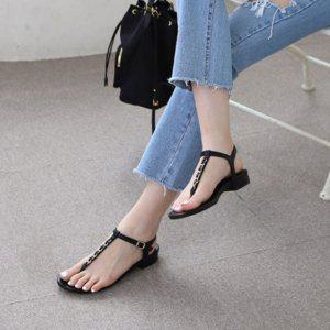 여름 쪼리 3color 메리제인 체인 여성 패