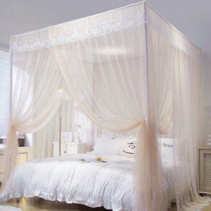 모기 차단 레이스 커튼 방충망 150x200cm 다양한 색상 선택 가능한 모기장