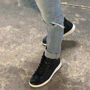 털부츠 워커 스웨이드 부츠 레이스업 남자 사막