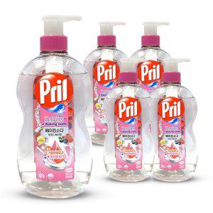 프릴 베이킹소다 와일드 베리향 주방세제 700ml 5개