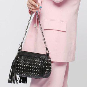 실버체인크로스백 여성크로스백 실버체인백 여자