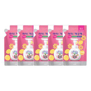 아이깨끗해 레몬 거품형 핸드솝 200ml 리필 5개입