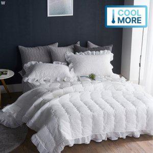 퓨어프릴 리플 아사 여름 간절기이블 퀸 화이트