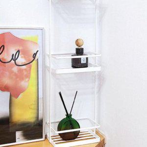 3단 철제 선반 미니 화분 정리대 욕실 수납 코너