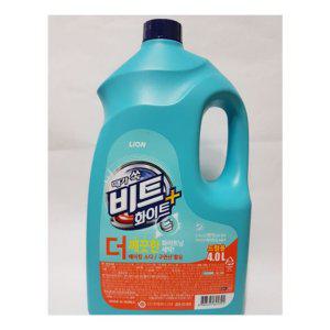 드럼세탁기세제 비트액체 화이트플러스 라이온코리아 드럼4L세제