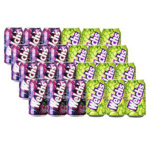 포도 음료 355ml 캔 웰치스 과일음료 청포도