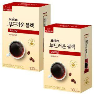 맥심 오리지날 부드러운 블랙 200T(100Tx2개)