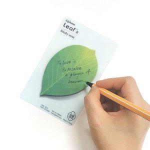 점착식 메모지 리프 B 20매 3P 붙이는 접착 다꾸 포장